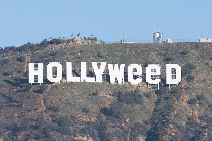Ketika Papan 'Hollywood' Diubah menjadi 'Hollyweed'